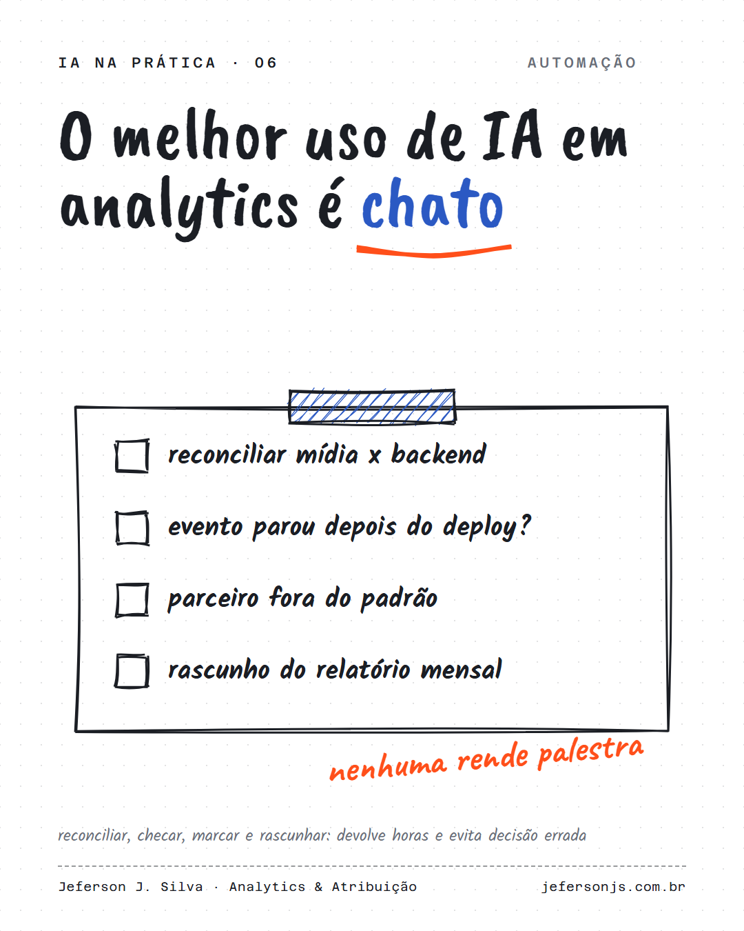 Imagem do conteúdo: O melhor uso de IA em analytics é chato